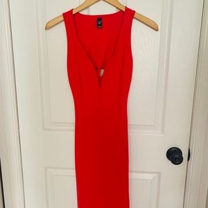 Low cut backless dress